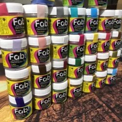 PÓ COMESTÍVEL FAB 3G - CORANTE BRILHO COMESTÍVEL DE COLORIR BOLO BRILHANTE CINTILANTE //