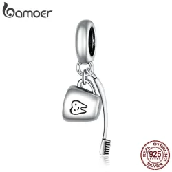 Bamoer Genuine 925 Sterling Silver Vintage Vinhas Charme Para O Luxo Original Diy Pulseira Marca De Jóias De Prata Do Sexo Feminino Scc1597