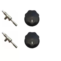 Ramal C/ Injetor + Botao Para Chapa De Lanche - Kit C/ 2 Pçs