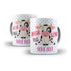 Caneca Personalizada Para Amiga Miga Sua Loka Com Nome