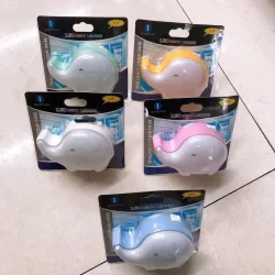 Abajur Luminária de Tomada Infantil de LED elefante