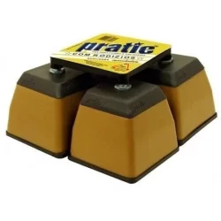 Pé Geladeira/fogão/freezer  Plastico Caramelo - Até 380k