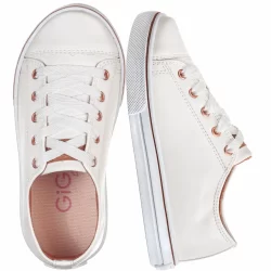 Tenis Infantil GiGiL Teen Feminino Slip-on Calce Fácil Macio Leve Confortável Cadarço Star Moda Atual