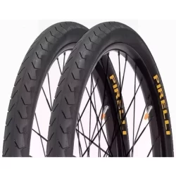 Par Pneu Bicicleta Pirelli Phantom Street Aro 26 X 1.50 Slick Bike Mtb Urbano