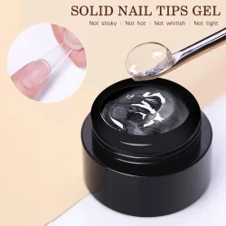 Gel UV LED Para Unhas Postiças 5g Transparente Com Proteção Extensão De Soak Off