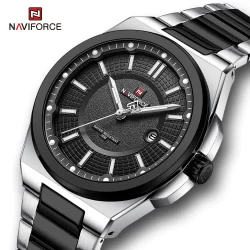 NAVIFORCE 9212 Watch Fashion Business Black Casual Data Militar Movimento Seiko Men Watch