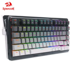 REDRAGON KS82-B USB RGB Jogo Mecânico 78 % Teclado Com Fio 82 Teclas Layout Hot-Swap Compact Gamer Para Computador PC Portátil