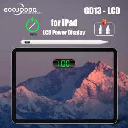 2023 Novo Goojodoq Para Lápis iPad 2 1 Caneta Stylus Com Visor Digital De Energia E Cabo De Carregamento Typc/OTG Sensível À Inclinação Da Palma 2018-2022