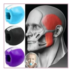Mordedor Exercitador de Maxilar Molda e Define Rosto Jawline Jawzrsize Tonificação de Mandíbula Promoção