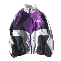2025 Versão atualizada Outono Inverno Estilo Hong Kong Tendência Harajuku Quebra-Vento Jaqueta Hip-Hop Masculina Versão