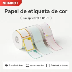 NIIMBOT D101 Papel De Rótulo Adesivo À Prova D'água