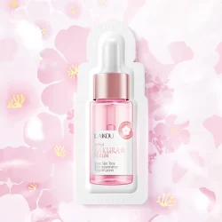 LAIKOU 1,5ml Sakura Whitening Facial Serum Sachet Soro Branqueador Rugas Suaves Para Cuidados Com A Pele Dullness