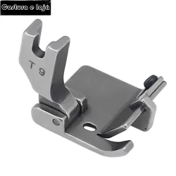 1Pc Pé # T9 Calcador Com Ajustável Borda De Bainha Para Máquina De Costura Industrial
