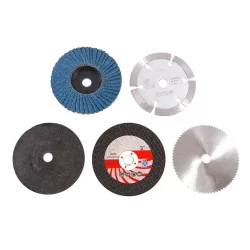 5 Pçs 75mm Disco De Corte Para 10mm Furo Ângulo Moedor Aba Plana Rebolo Lixar Almofadas Ferramenta Moagem