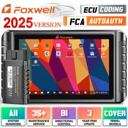 FOXWELL NT1009 BT Automotivo Bidirecional OBD2 Scanner ECU Codificação Ferramenta De Diagnóstico De Sistema Completo
