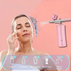 Compressor Aerógrafo Água De Oxigênio Injeção Pulverizador Nano Rosto Névoa Máquina De Maquiagem