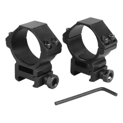 Suporte Mount Baixo Fixação Luneta Tubo 30mm Trilho 20mm 2pç