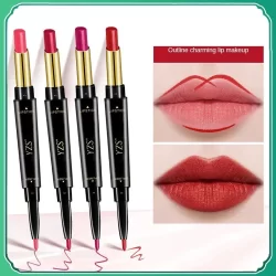 Cosméticos Lápis labial à prova d'água com acabamento fosco, adequado para todos os tons de pele