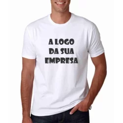 Kit 3 Camiseta Personalizada Branca Com Sua Estampa ou Sua logo ou Não fazemos arte