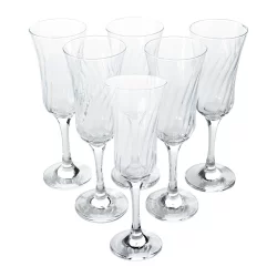 Conjunto 6 Taças para Champanhe 195ml Nadir Lírio