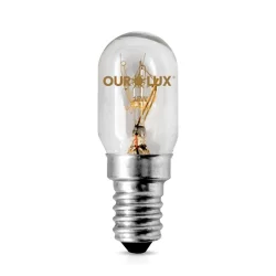 Kit 2 Lampadas Incandescente Geladeira/Microondas 15W 127V