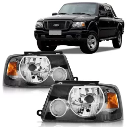 Par Farol Ranger 2005 2006 2007 2008 2009 Foco Simples Máscara Negra