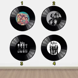 Disco  the beatles banda de rock LP Decorativo