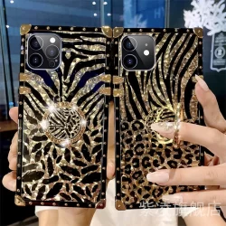 Capa Luxuosa Quadrada À Prova De Choque Para Samsung Galaxy A14 A24 A34 A54 A15 A25 A35 A55 A33 A53 A72 4G 5G Traseira