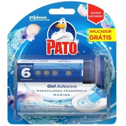 Pato Gel Adesivo Marine 38g Grátis Aplicador Detergente Sanitário