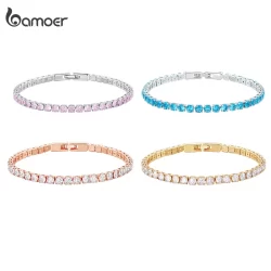 Bamoer Cores Sortidas Pulseira De Cobre Presentes De Joalheria De Moda Para Mulheres YIB051