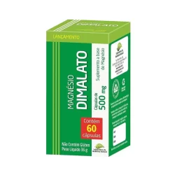 Magnésio Dimalato com 60 cápsulas - Medinal
