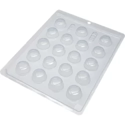 Forma Simples  Bombom Coração Cereja  137 - (B1) em Acetato BWB Para Bombom e Confeitaria.