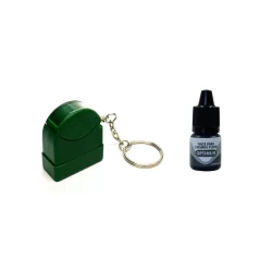 KIT Carimbo Personalizado + Tinta preta 3ml