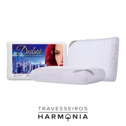 Travesseiro Memory Foam Dubai 60x40x14 Medio