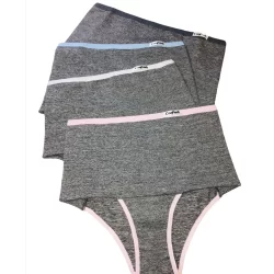 2 Calcinha Cinta Modeladora Cintura Alta Reforçada Calcinha Zero Barriga