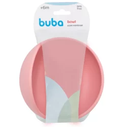 Bowl Rosa Em Silicone Com Ventosa 15634 - Buba