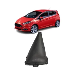 Coifa Câmbio Preta com Base   Fiesta 2013 2014 2015 2016 2017 2018 2019