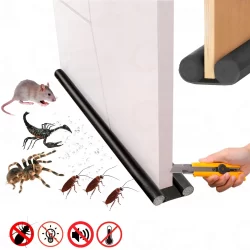 Rolinho Protetor Veda Porta Impermeável 80cm E  90cm Contra Insetos Animais Peçonhetos Sem Costura