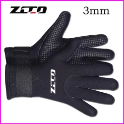 Zcco 3mm Luvas de Mergulho Neoprene Profissionais Luvas de Mergulho Neoprene Meninas Luvas de Mergulho do Mesmo Estilo Velcro do Pulso Previne o Desgaste Deslizamento Funcional Palma Mais Forte Desenho de Partículas Antiderrapantes Resistente ao Desgaste