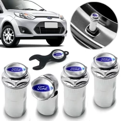 Tampa Bico Válvula Antifurto Pneu Ford Fiesta Ranger Fusion