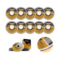 DISCO CORTE FINO 4.1/2 POL. SUPER PREMIUM 10 PEÇAS 5047 TITANIUM