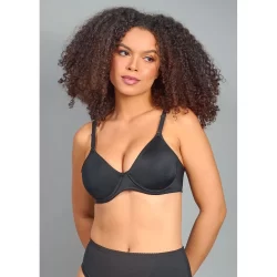 Sutiã Tradicional Duloren Sem Bojo Em Tecido Duplo Com Aro Tactel (Femmina) PRETO Plus Size