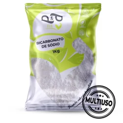 Bicarbonato de Sódio Multiuso Original 100% Puro 1Kg - P&P