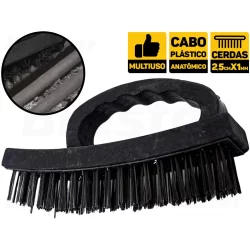Escova De Aço C/ Cabo Para Limpeza Pesada Multiuso Western 2369BL