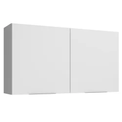Armário Aéreo Madesa Stella 120 cm 2 Portas - Branco