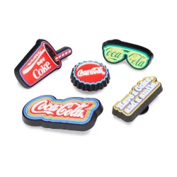 Jibbitz™ coca-cola pack com 5 unidades unico