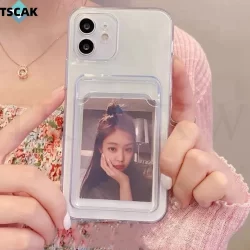 Para Realme C55 C35 C35 C33 C31 C30 C30S 10 Caixa Do Telefone Transparente Porta-Cartões Da Câmera Protetor De Lente