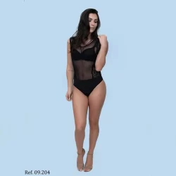 Lingerie Chamour - Body Tule e Renda | Cor: Rubi| Tamanho: 44