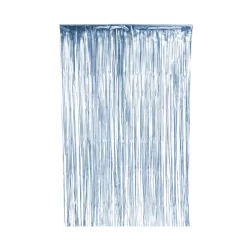 Cortina Decorativa Fosca Azul L1 x A2 m- 01unidade - Artlille