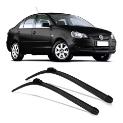 Par Palheta Limpador Parabrisa Silicone Polo Sedan 2002 Até 2012 21"/19"